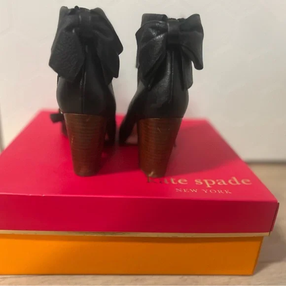 Kate Spade Black Ankle Boots - Picture 3 of 7